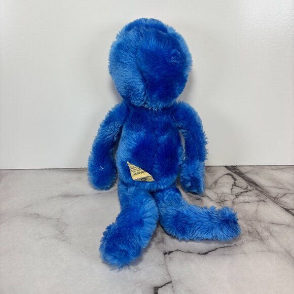 Grover Vintage Applause Plush Muppets 1993 Blue Monster Stuffed Animal - Picture 4 of 6
